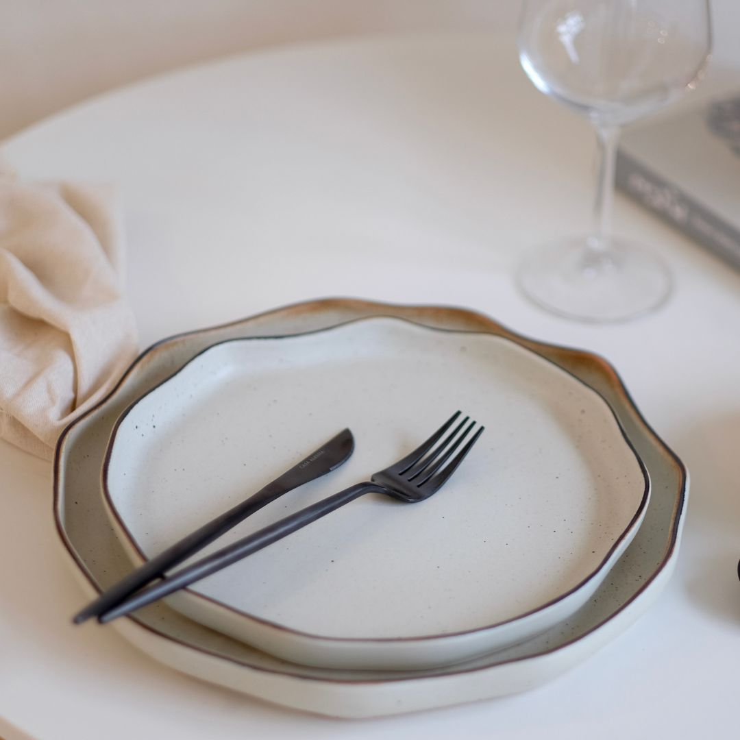 Wabi Dinner Plates Set (4/8) - SECONDS