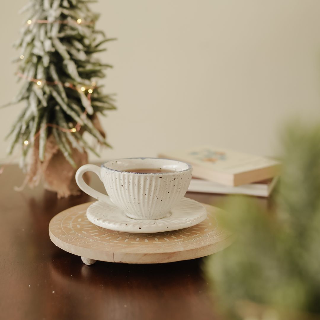 Cadiz Wooden Round Tray