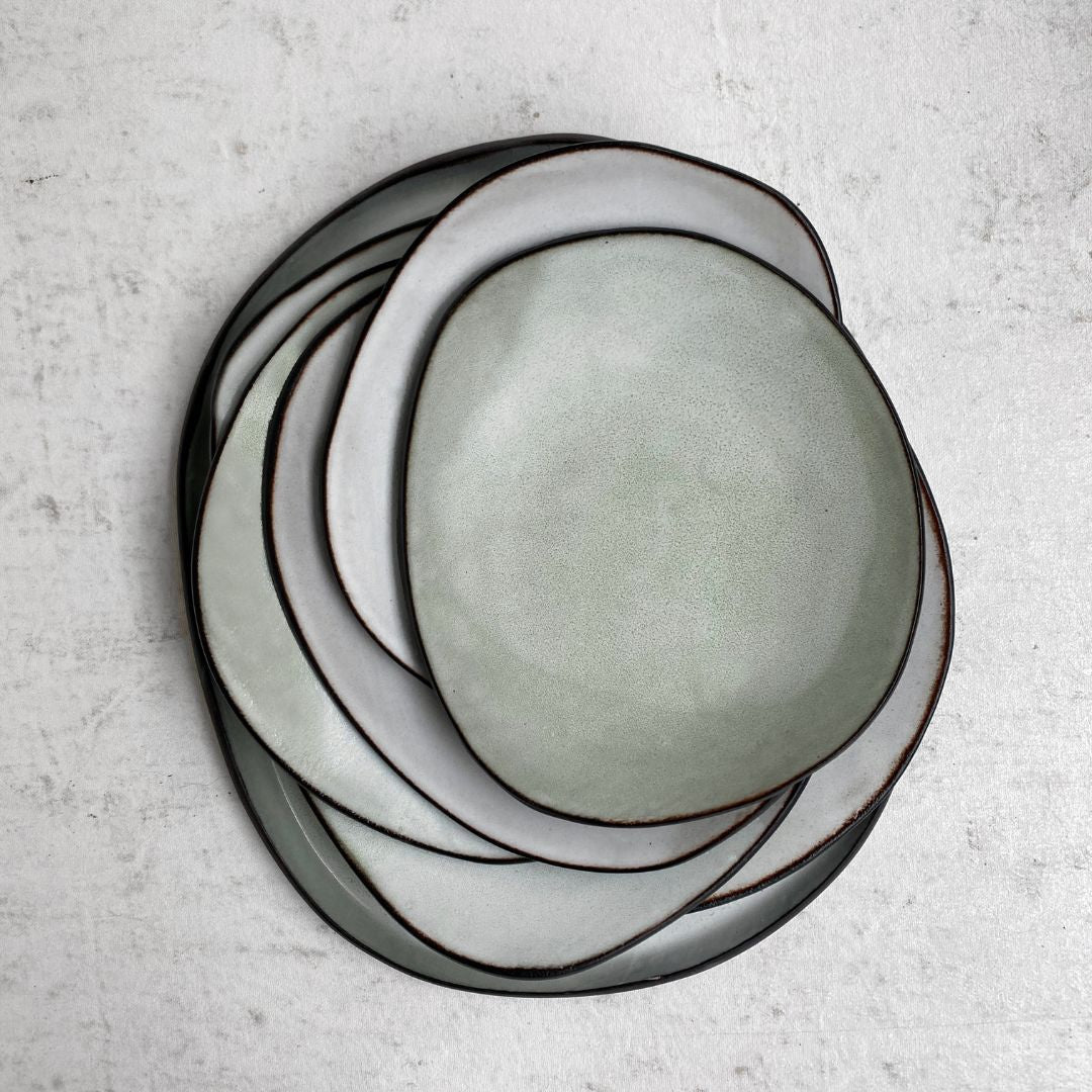 Hana Karim Medium Plate in Lagoon