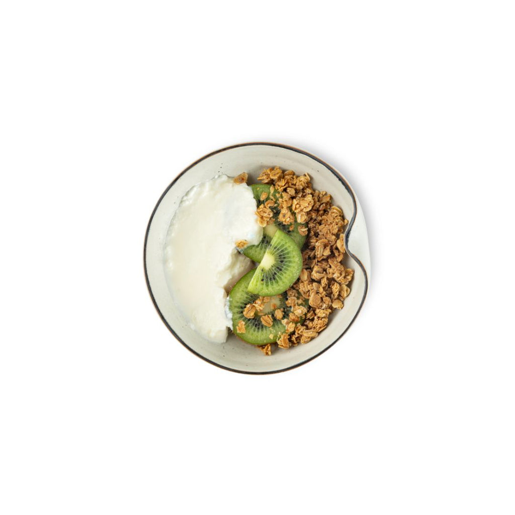Wabi Ceramic Breakfast Bowl with Granola