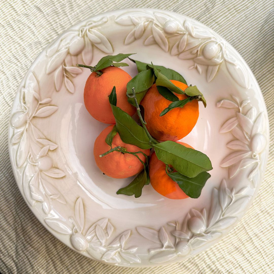 Tuscan Olives Large Round Serving Bowl 30cm