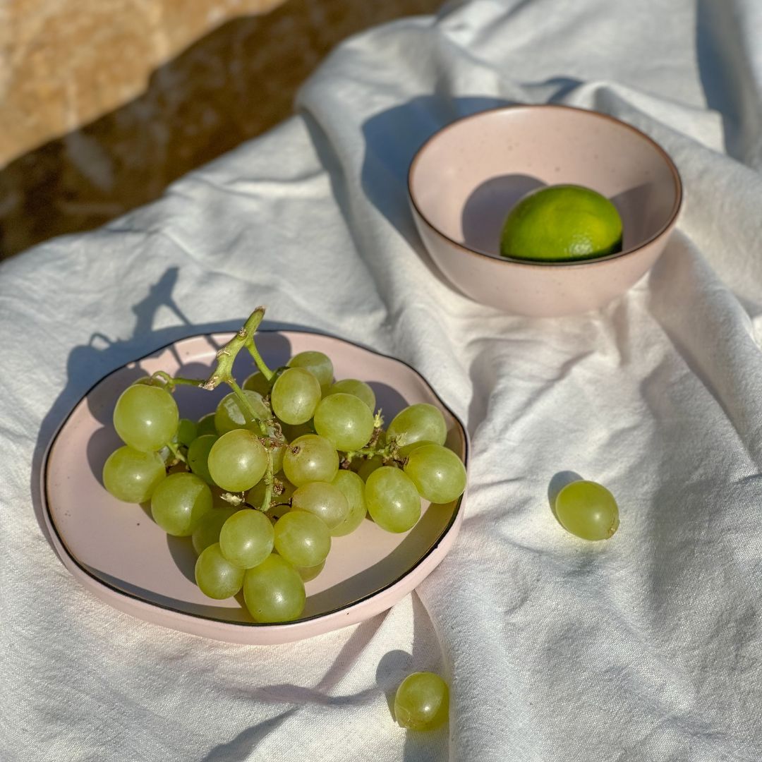 Dessert Plate and Small Bowl Set