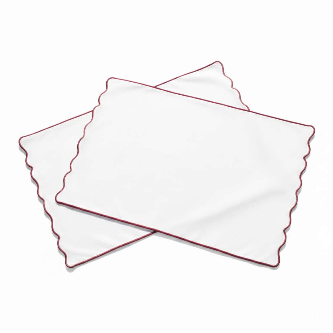 Como Scallop Rectangular Placemat (2/4)