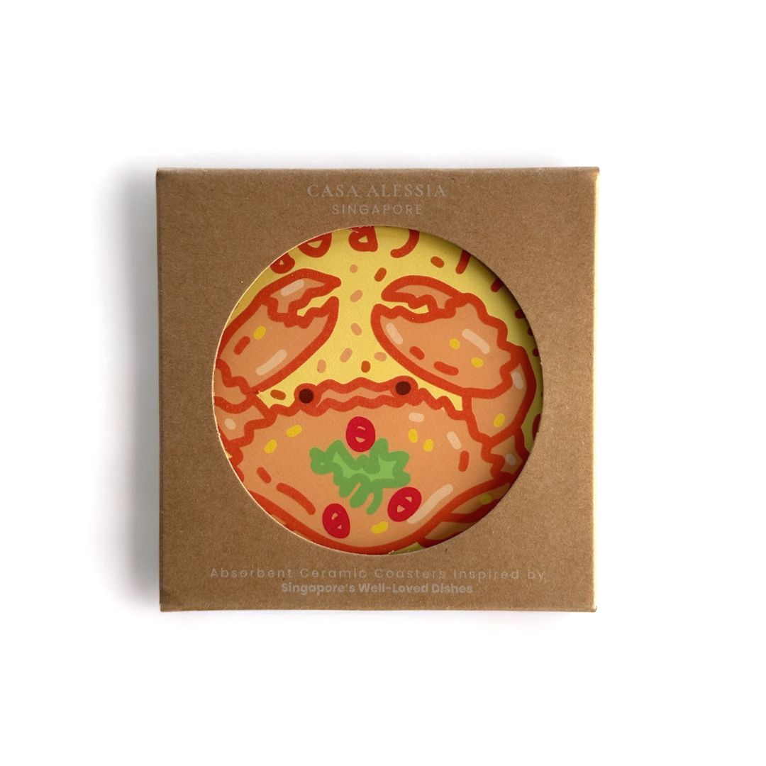 Diatomite Coasters Unique Premium Singapore Souvenir