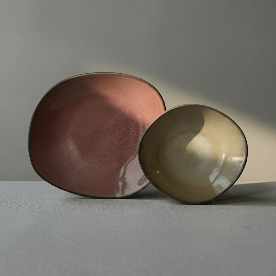 Hana Karim Plate Set - Earth Rose & Sand