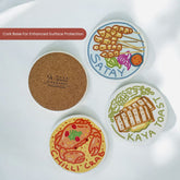 Unique Diatomite Coasters Singapore Set of 4
