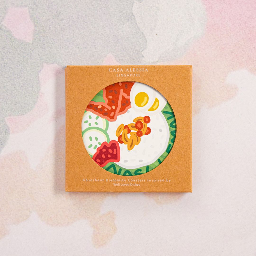 Nasi Lemak Diatomit Coaster in Box