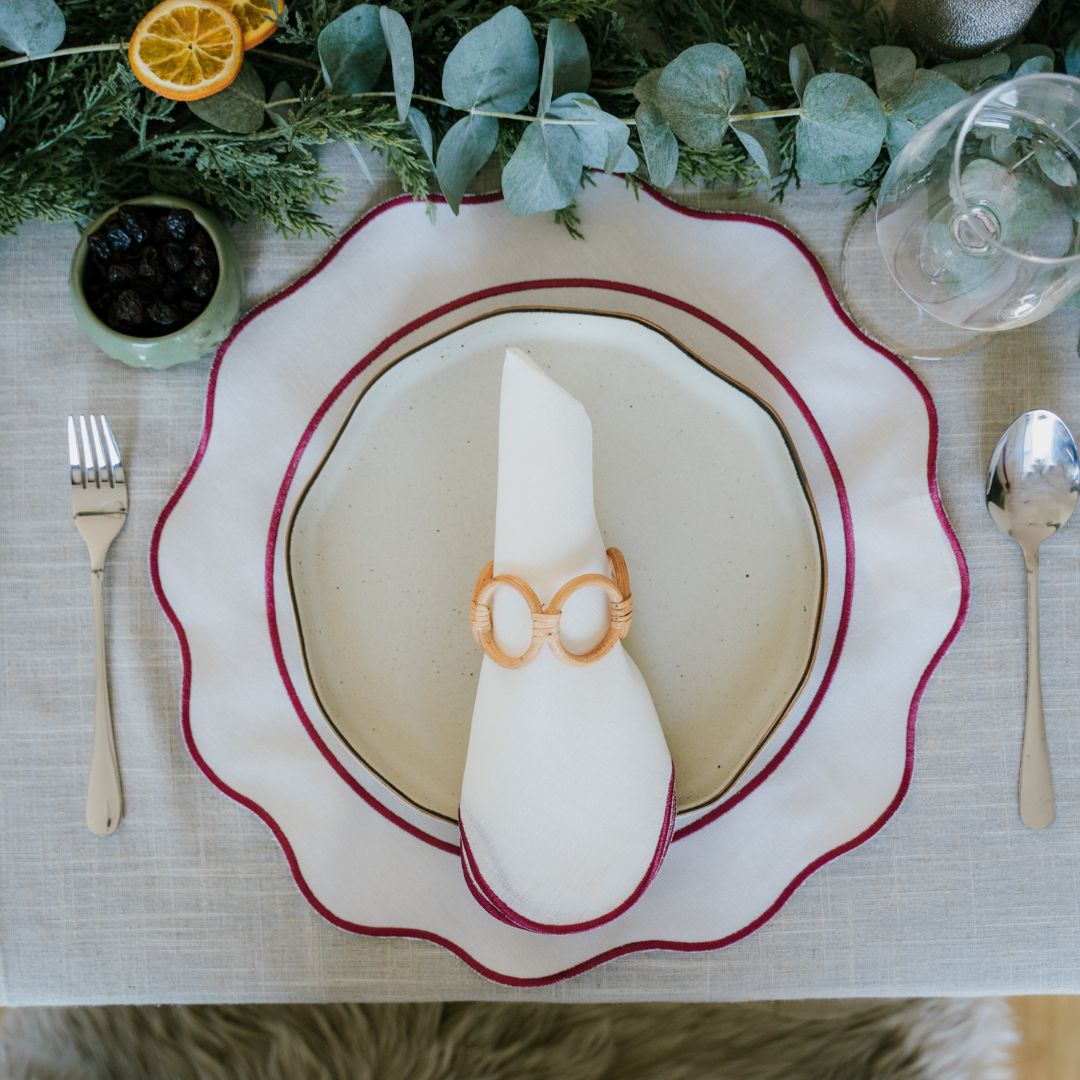 Riva Linen Placemat + Napkin Set (8pcs)