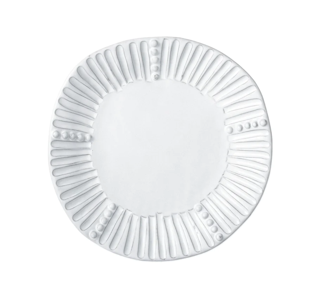 White Stripe Side Plate 20cm