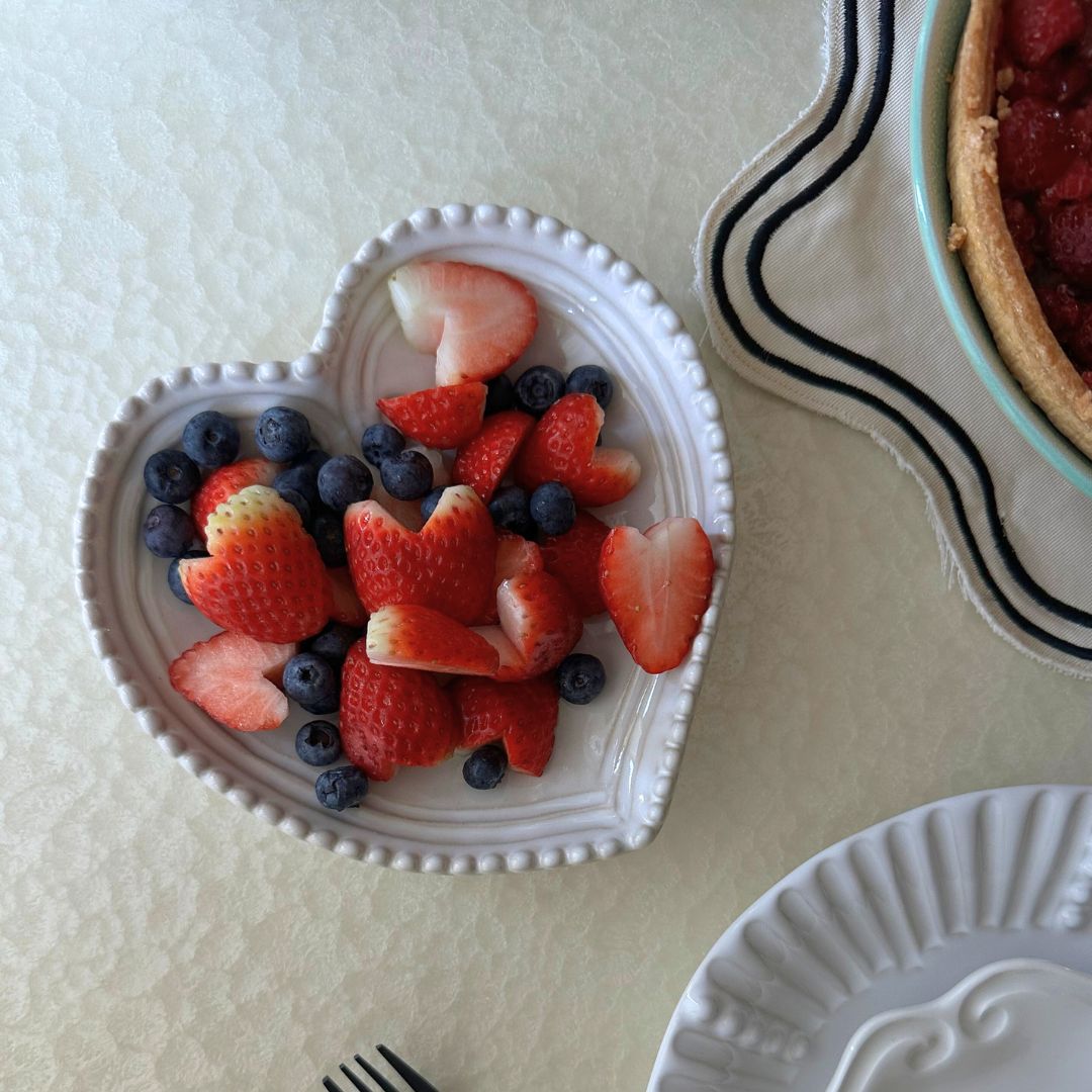 Italian Heart Dessert Bowl (16cm)