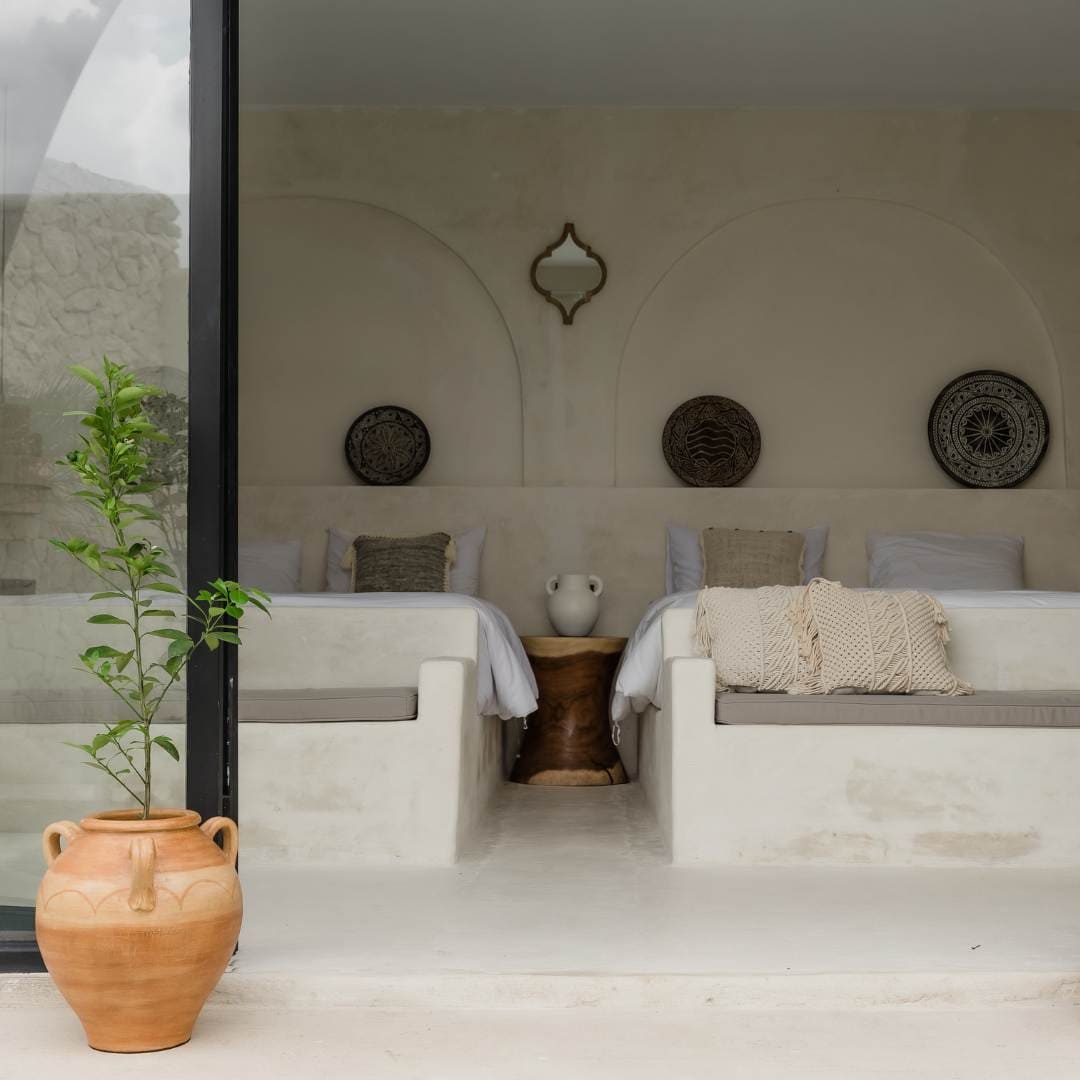 Freya Large Terracotta Floor Vase