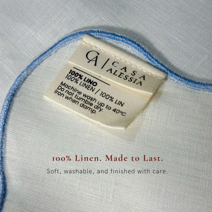 Riva Scallop Linen Napkin (Set of 2/4)