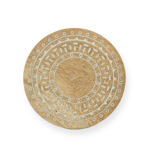 Cadiz Wooden Round Tray