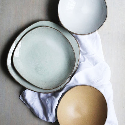 Hana Karim Medium Plate in Lagoon