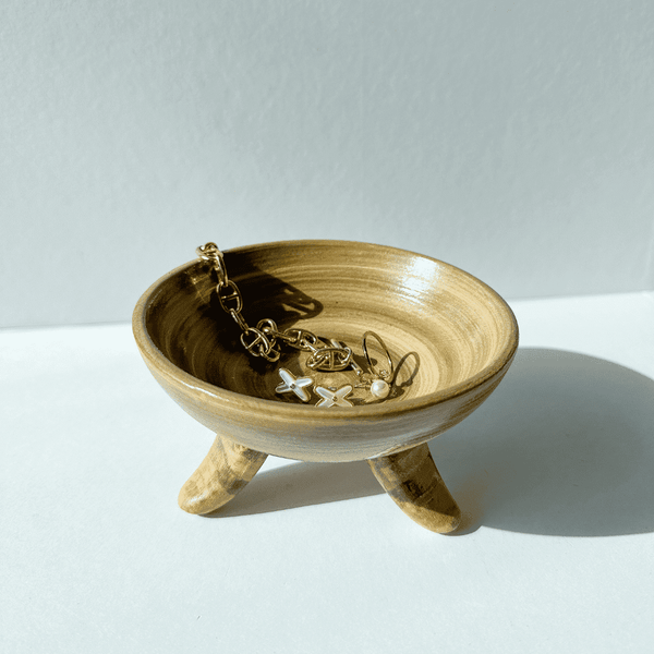 Athenee Footed Ceramic Bowl