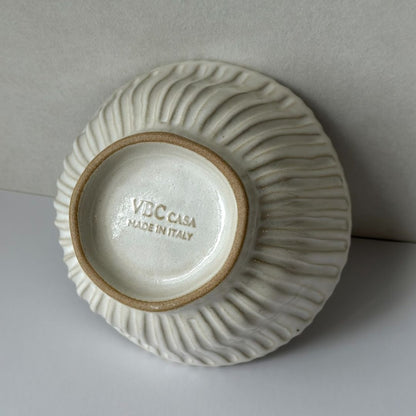 Brenta Ribbed Serving Bowl (18cm)