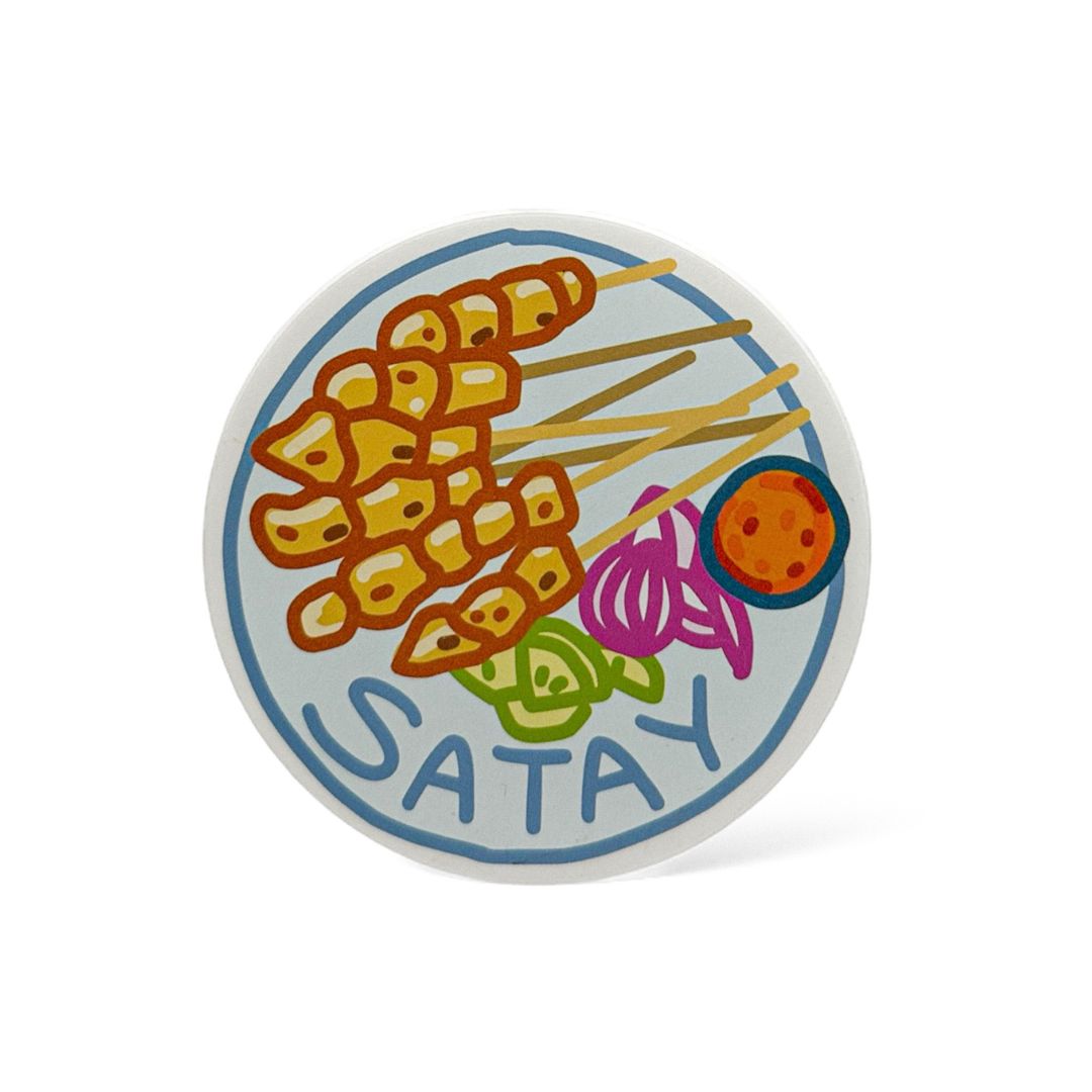 Satay Diatomite Coaster Singapore Unique Gift