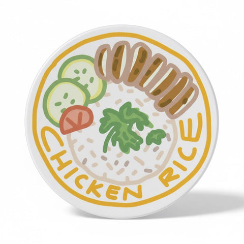 Chicken Rice Diatomite Coaster