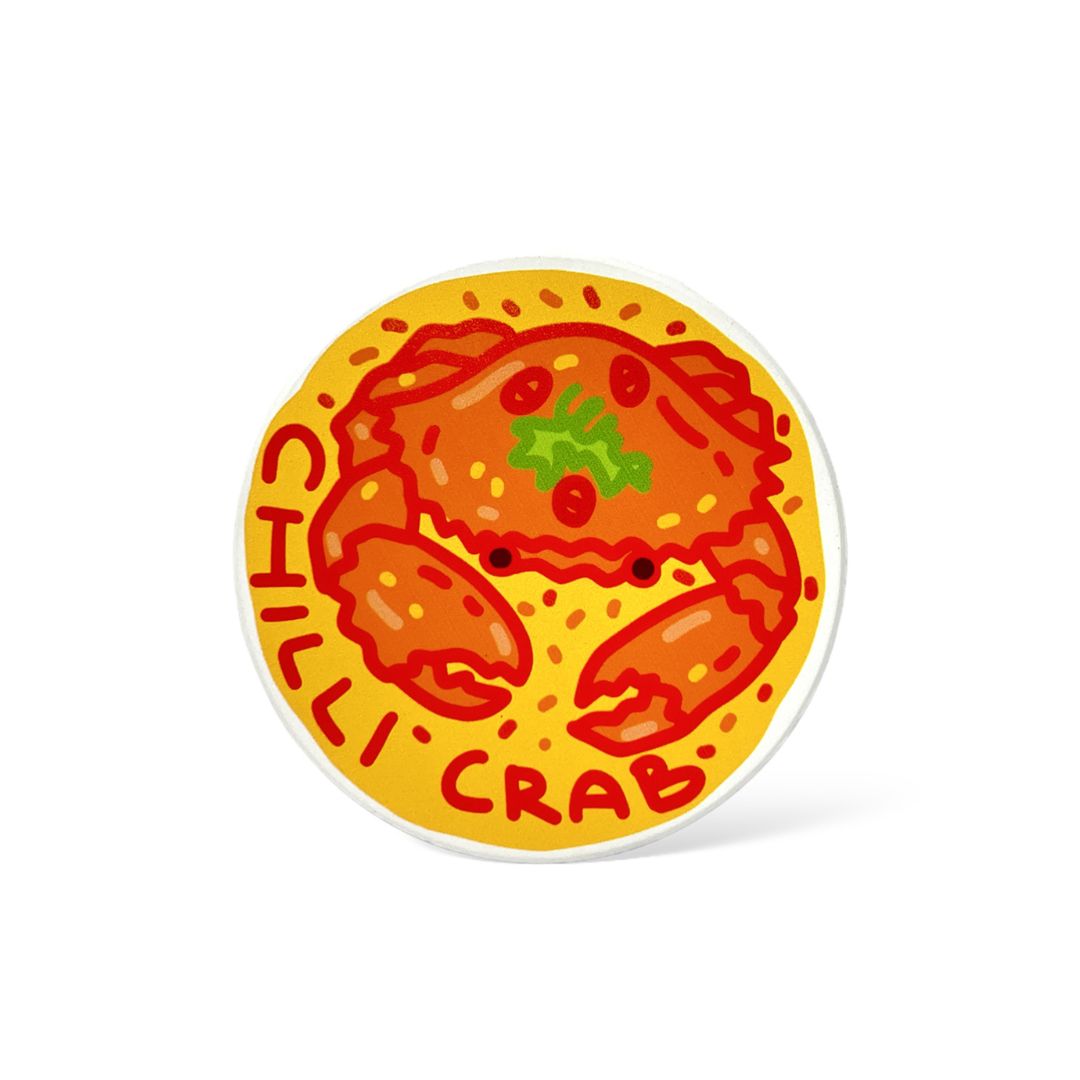 Flavours of Singapore Ceramic Chilli Crab Coaster