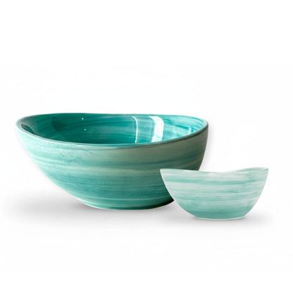 Edelweiss Tiffany Italian Serving Bowl Set of 2