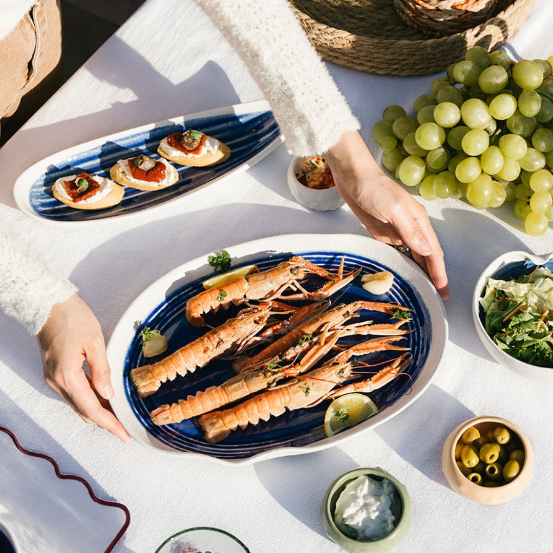 Izola Large Oval Serving Platter