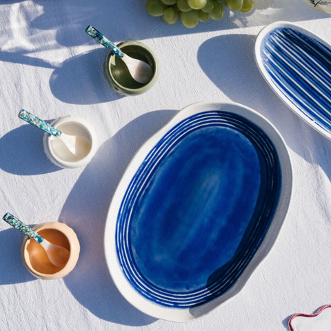 Izola Oval Platter + Riso Bowls