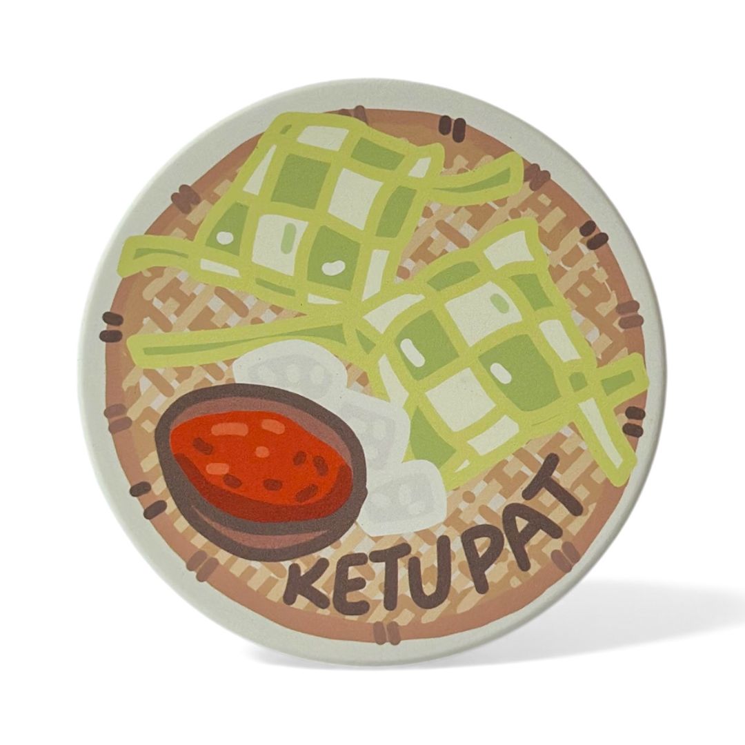 Ketupat Diatomite Coaster