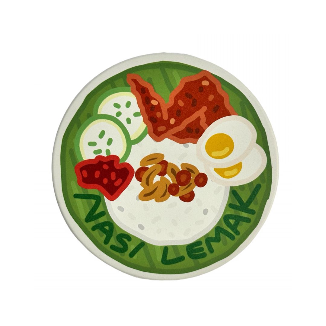 Nasi Lemak Diatomite Coaster