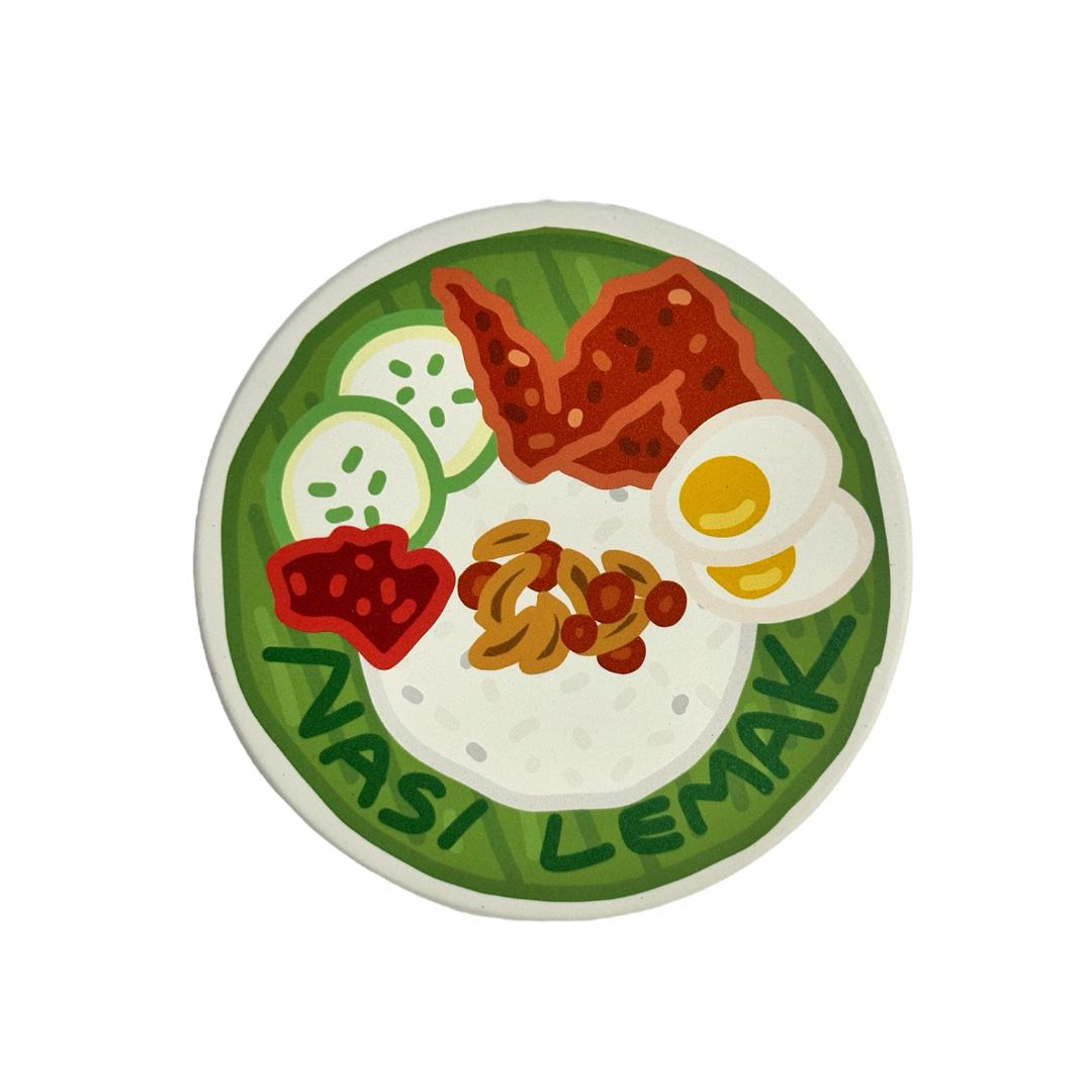 Nasi Lemak Diatomite Coaster