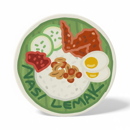 Nasi Lemak Diatomite Coaster