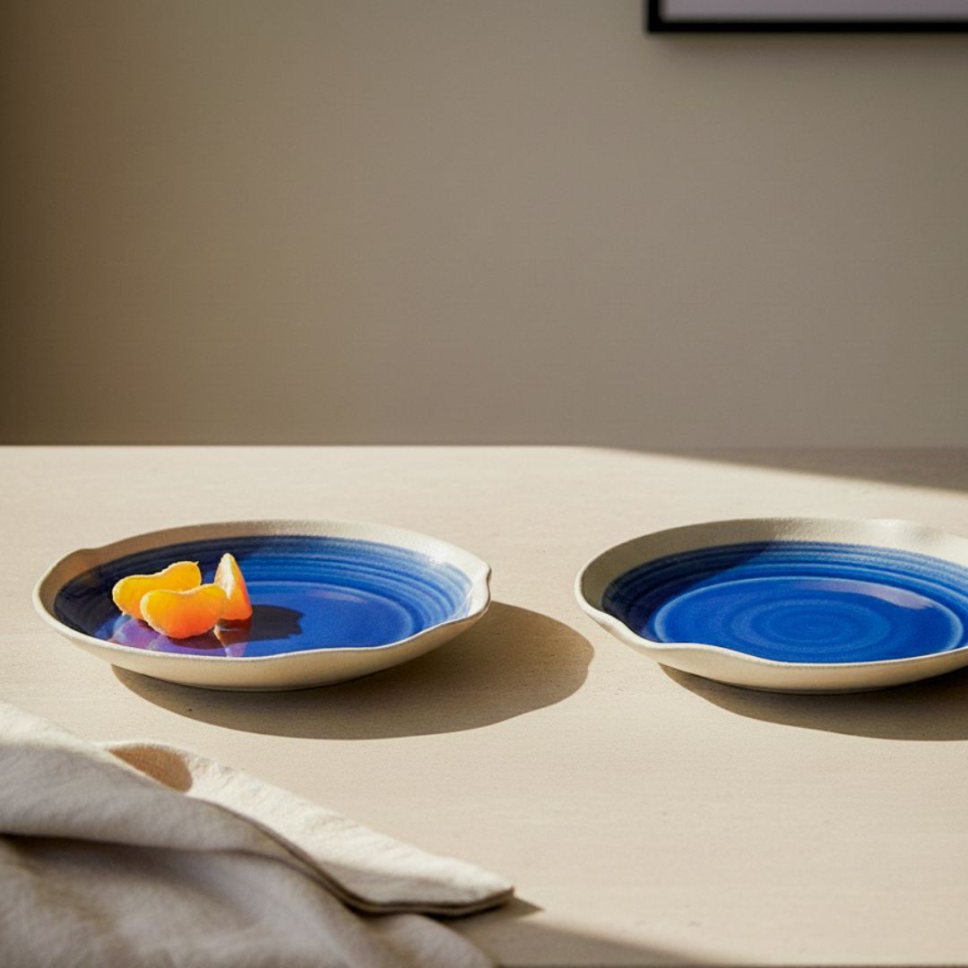 Oval Platter &amp; Dessert Plates Set