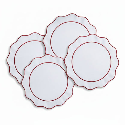 Riva Scallop Round Linen Placemat (2/4)