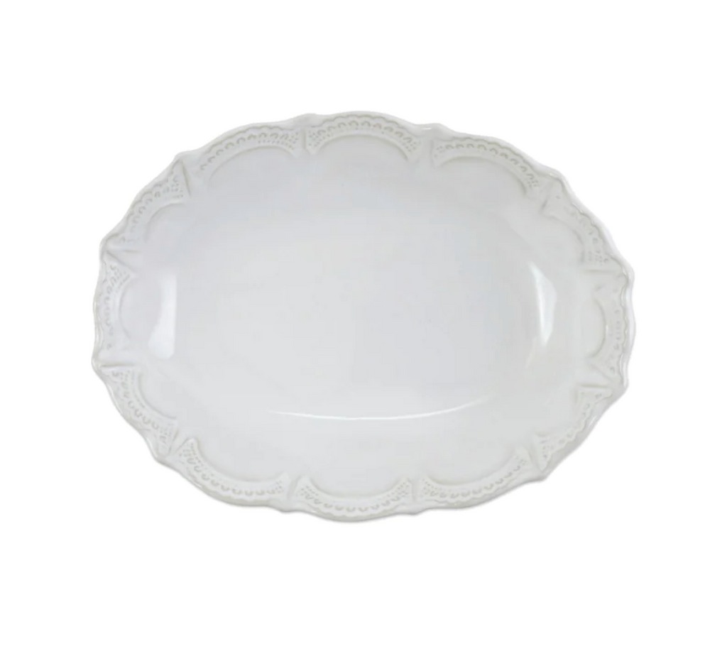 Lace Oval Serving Bowl