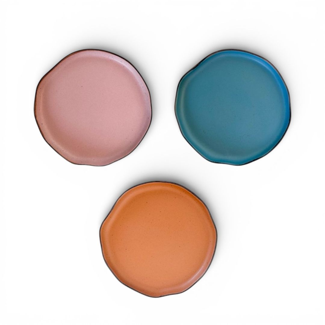 Wabi Ceramic Dessert Plate (2/4) - SECONDS