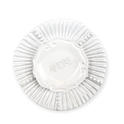 Incanto White Stripe Plate &amp; Amore Dish Bundle