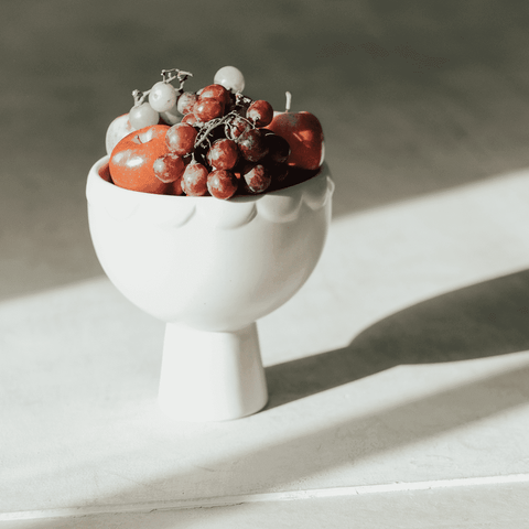 Hera Ceramic Pedestal Bowl