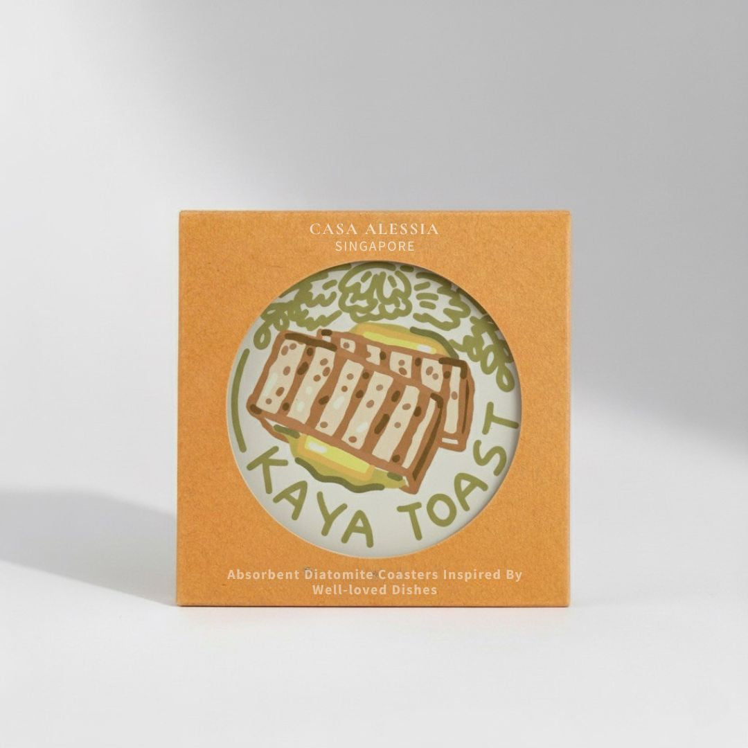 Kaya Toast Diatomite Coaster