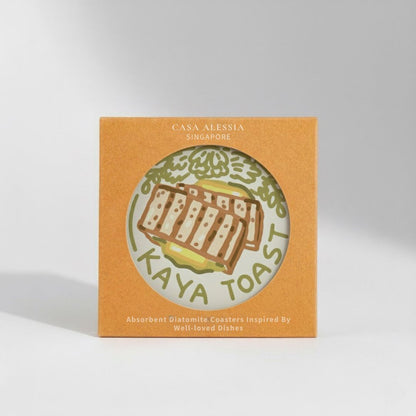Kaya Toast Diatomite Coaster