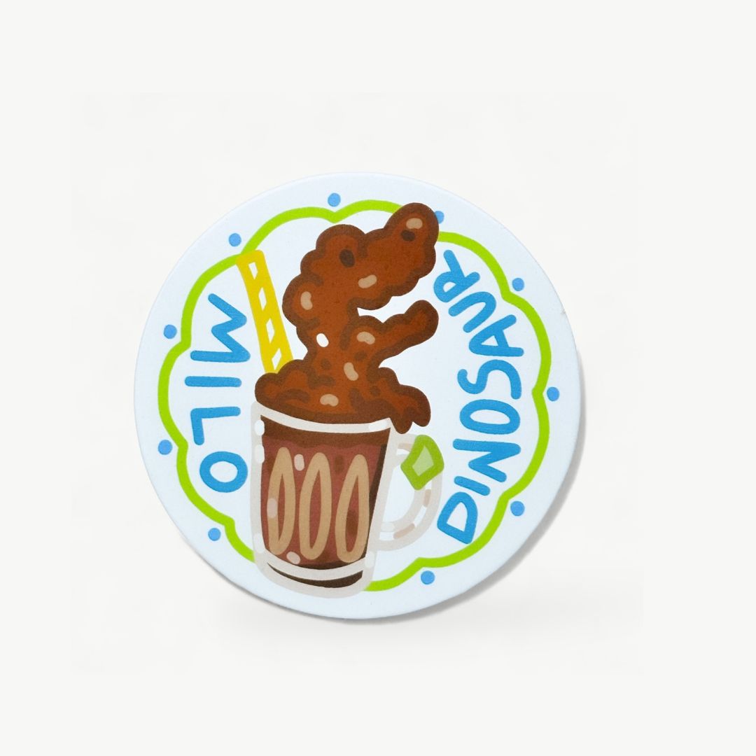 Milo Dinosaur Diatomite Coaster