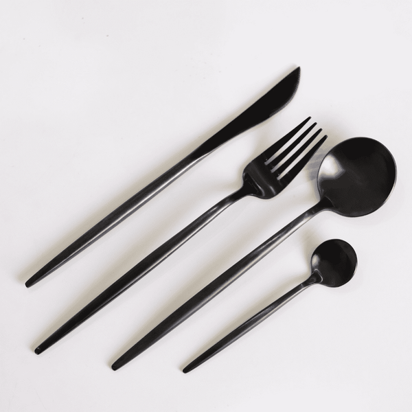 Svart 18/10 Matte Black Stainless Steel Cutlery