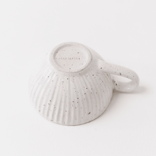 Mykonos Ceramic Mug and Saucer Set
