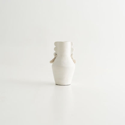 Aléna Totem Terracotta Tassel Vase