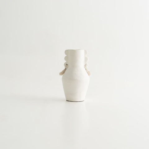 Aléna Totem Terracotta Tassel Vase