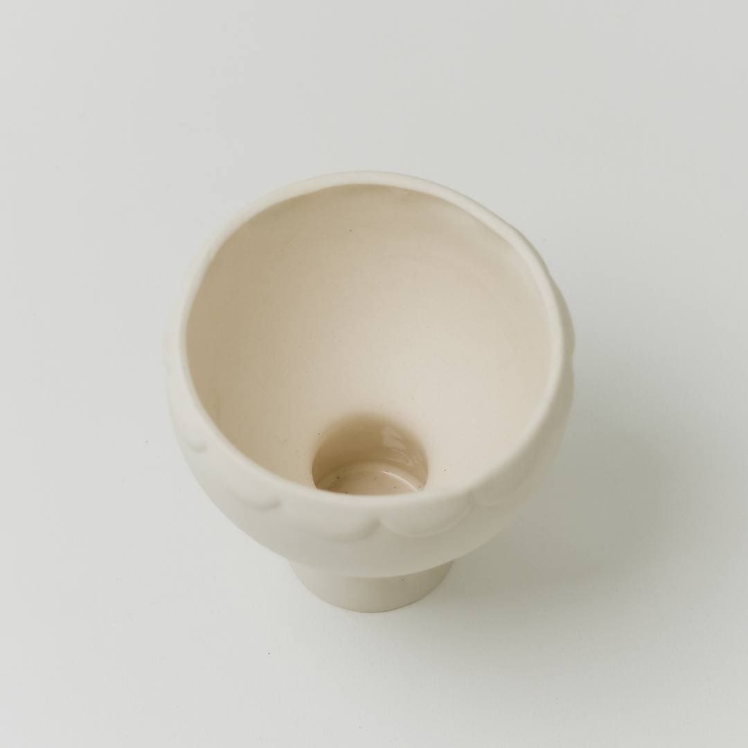 Hera Ceramic Pedestal Fruit Bowl